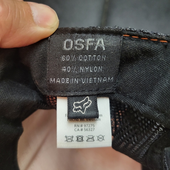 Fox Motorcross Racing hat mesh back - Picture 3 of 5